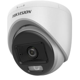 Hikvision DS-2CE70KF0T-LPFS 5MP ColorVu Audio Turret Camera – Full Color Night Vision CCTV with Mic