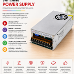 12V 10A Center Power Supply