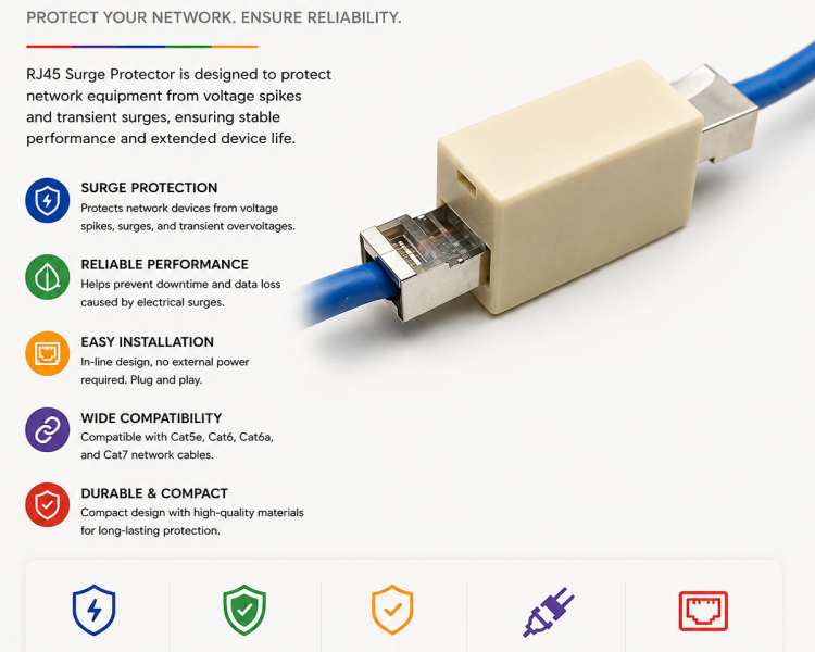 RJ 45 Joint Shocket