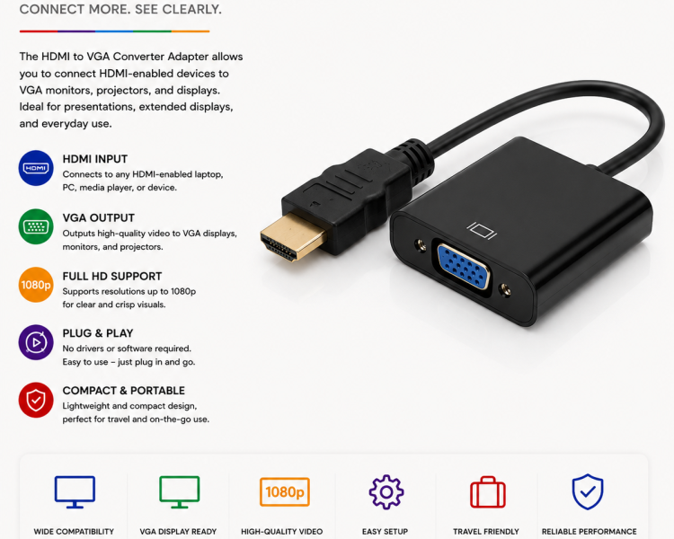 VGA To HDMI Convertor